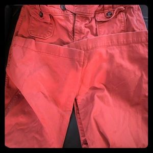 Old Navy 8P rust boot cut slacks.